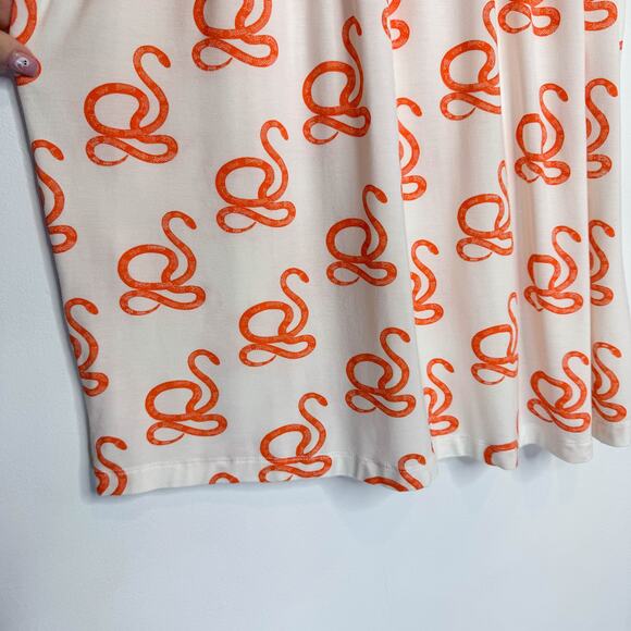 KATE QUINN Reputation Era snake camisole tank top cream orange 3235 - Picture 2 of 6